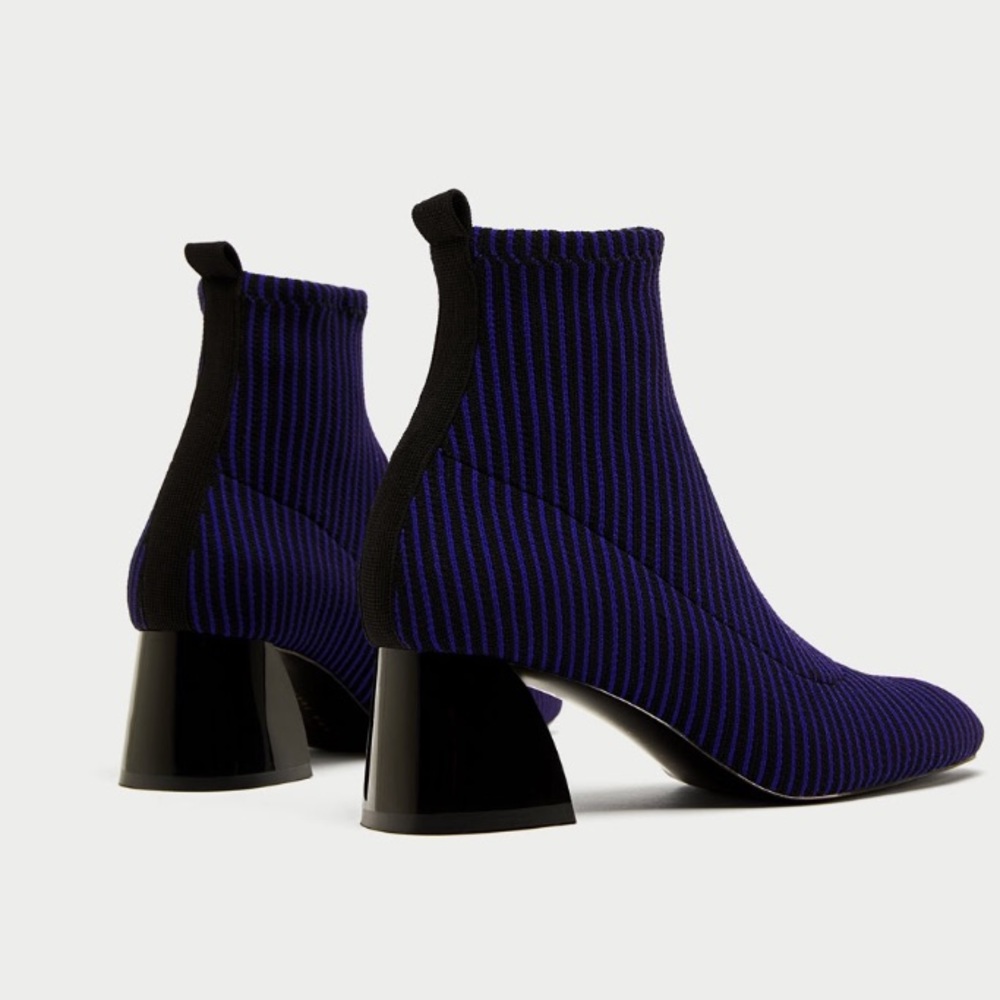 Zara Sock-style Booties